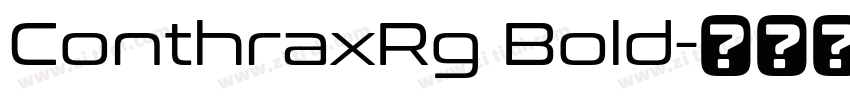 ConthraxRg Bold字体转换